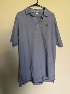 Iowa Hawkeyes Peter Millar Striped Polo